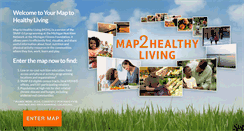 Desktop Screenshot of map2healthyliving.org