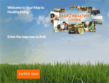 Tablet Screenshot of map2healthyliving.org